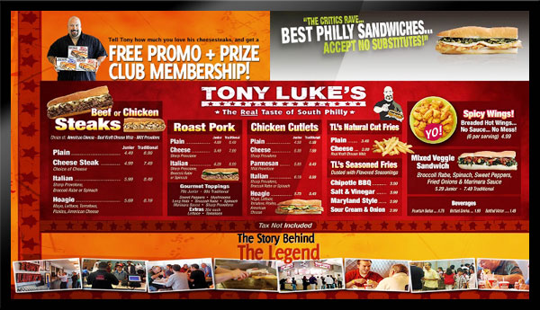 menu display board mvix digital menu board flyer