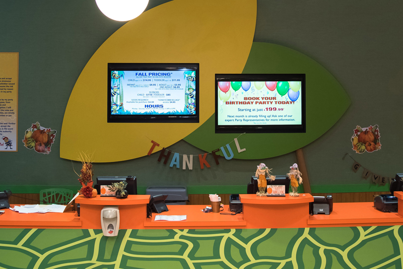 Digital Sigange at Family Entertainment Center