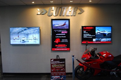 Digital Signage at Cutter Aviation