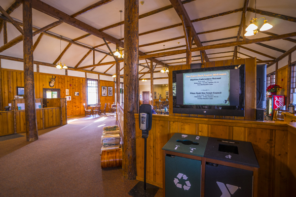 digital signage at YMCA of the Rockies