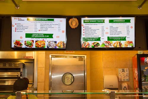 Digital Menu Board Design