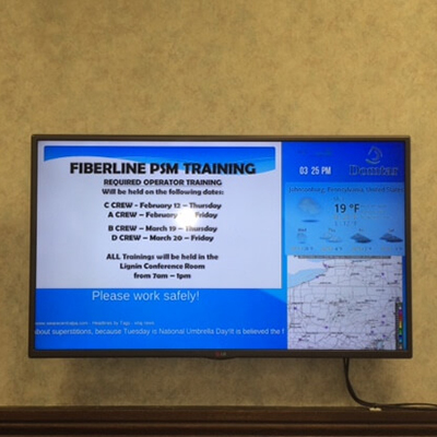 enterprise-grade digital signage system