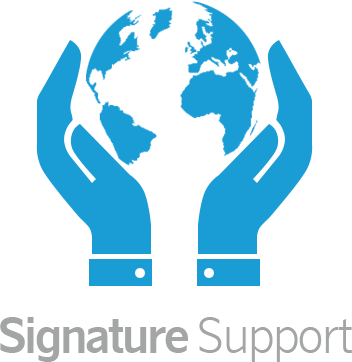 Signature Support Program for Digital Signage systems